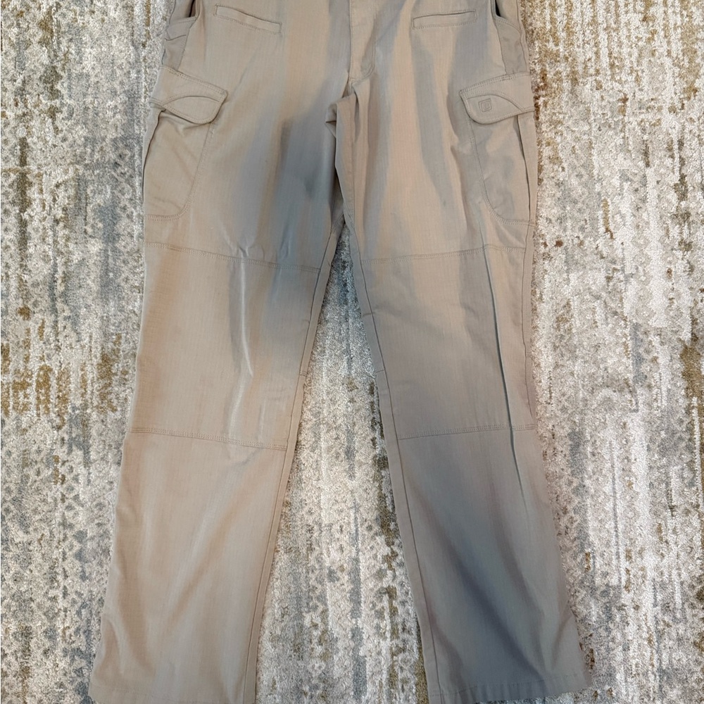 5.11 Tactical Tan Cargo Pants Lightweight Utility sz 34x34